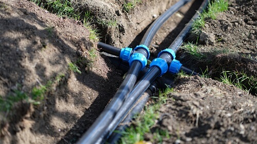 Image showcasing a network of drain lines, useful for educational or promotional purposes.